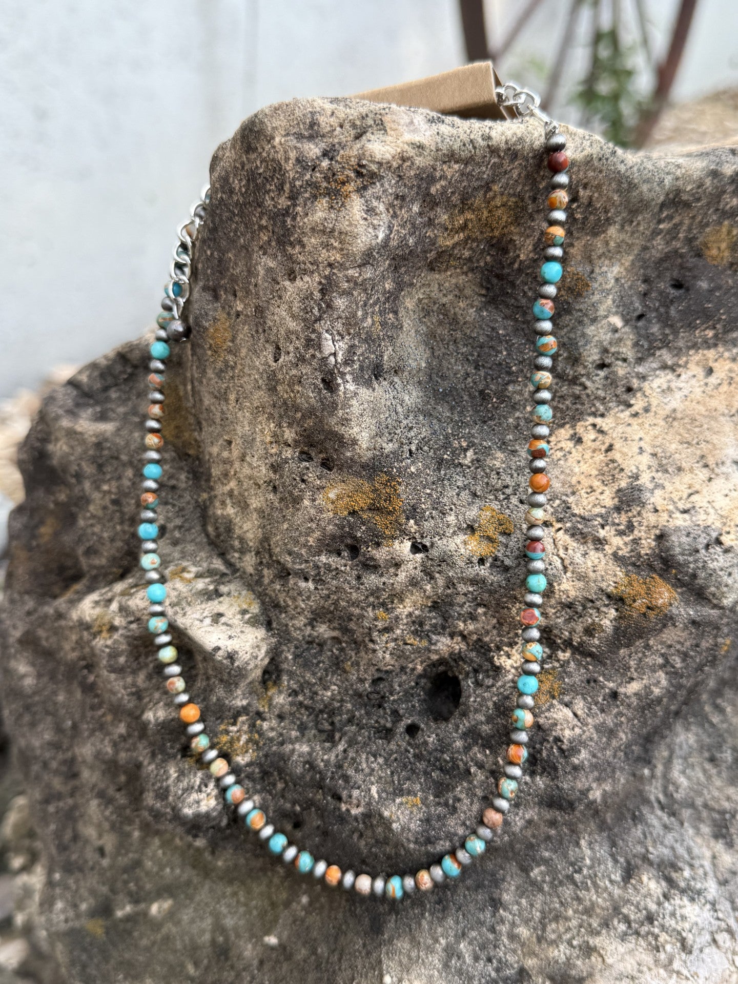 15in Navajo Gemstone Necklace