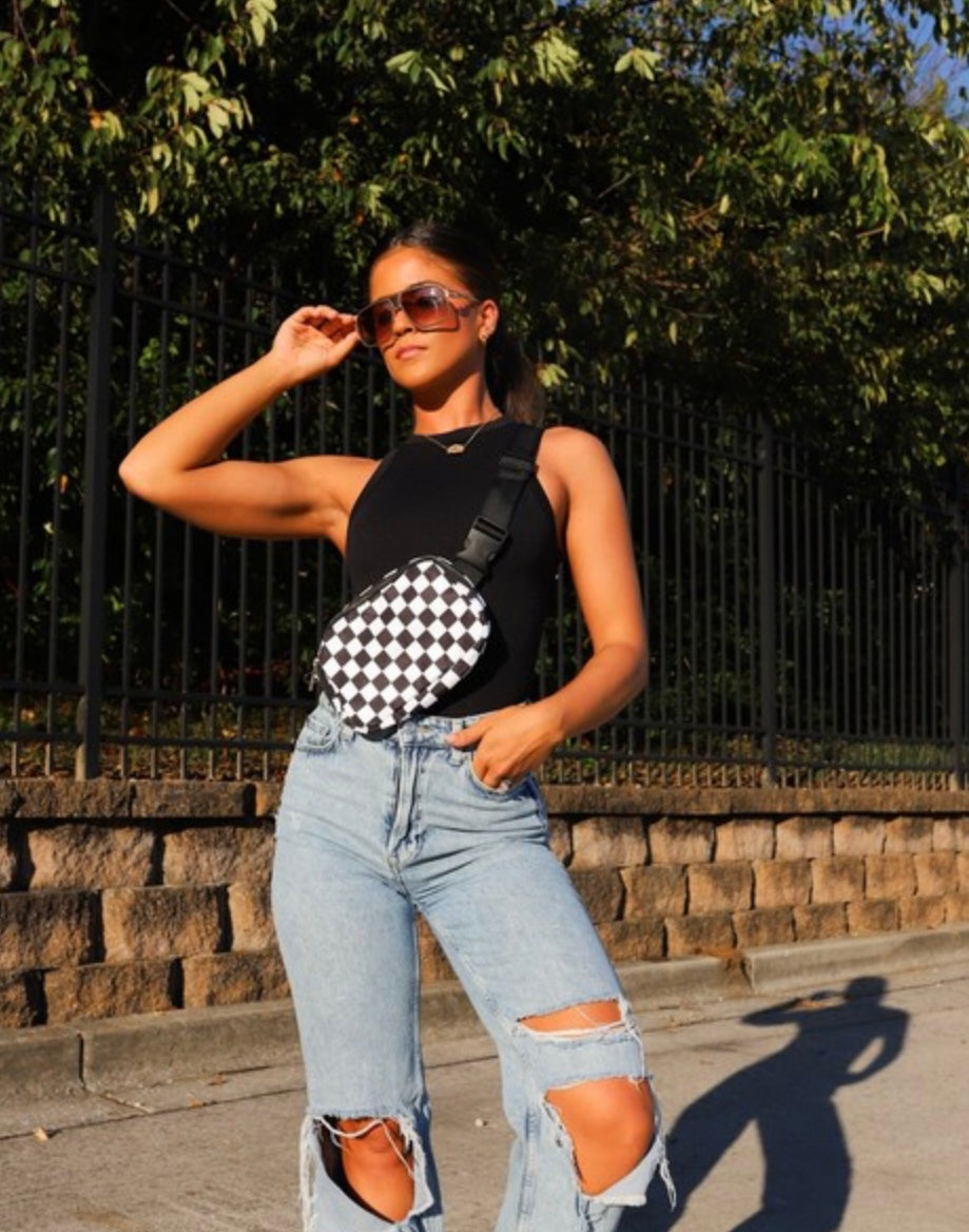Checkerboard Crossbody