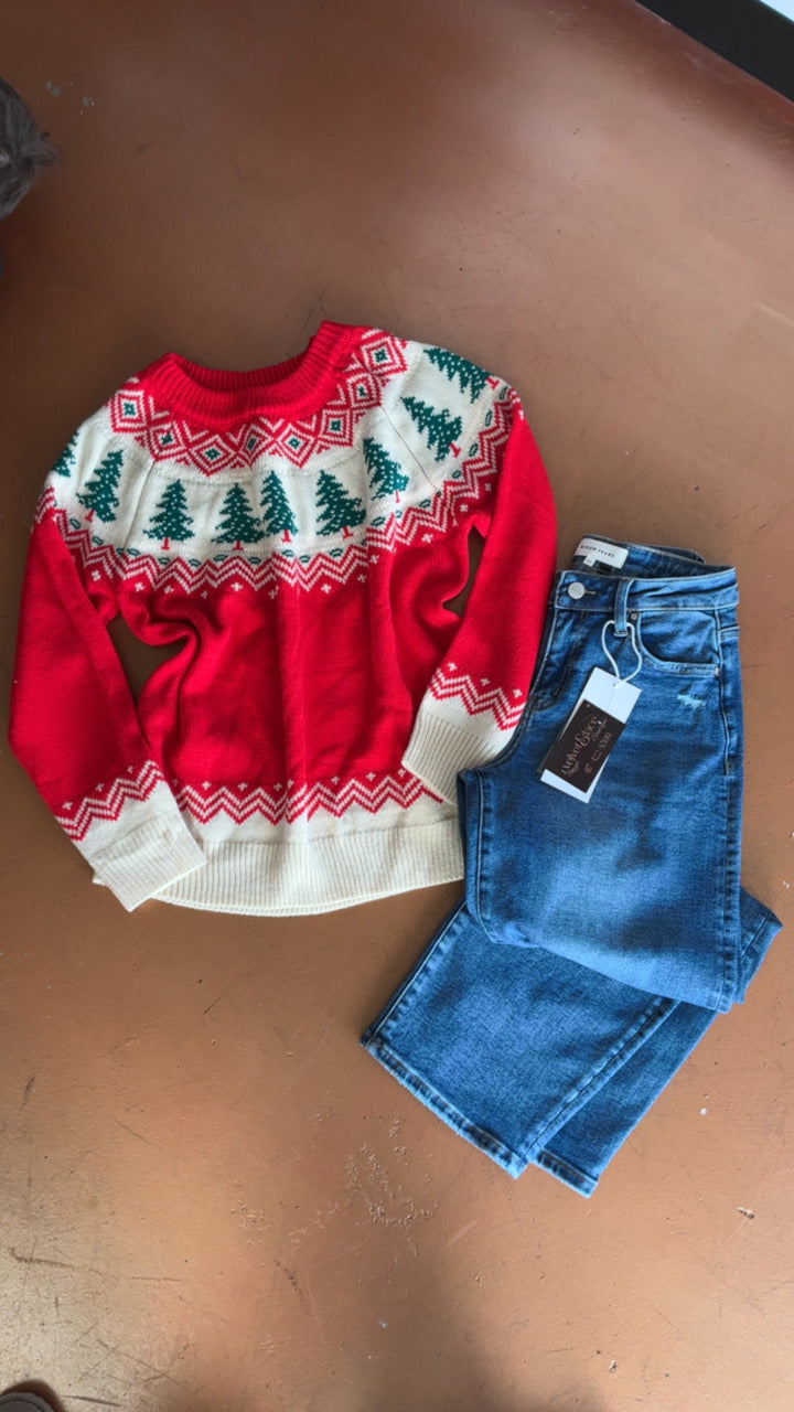 Evergreen Cheer Sweater