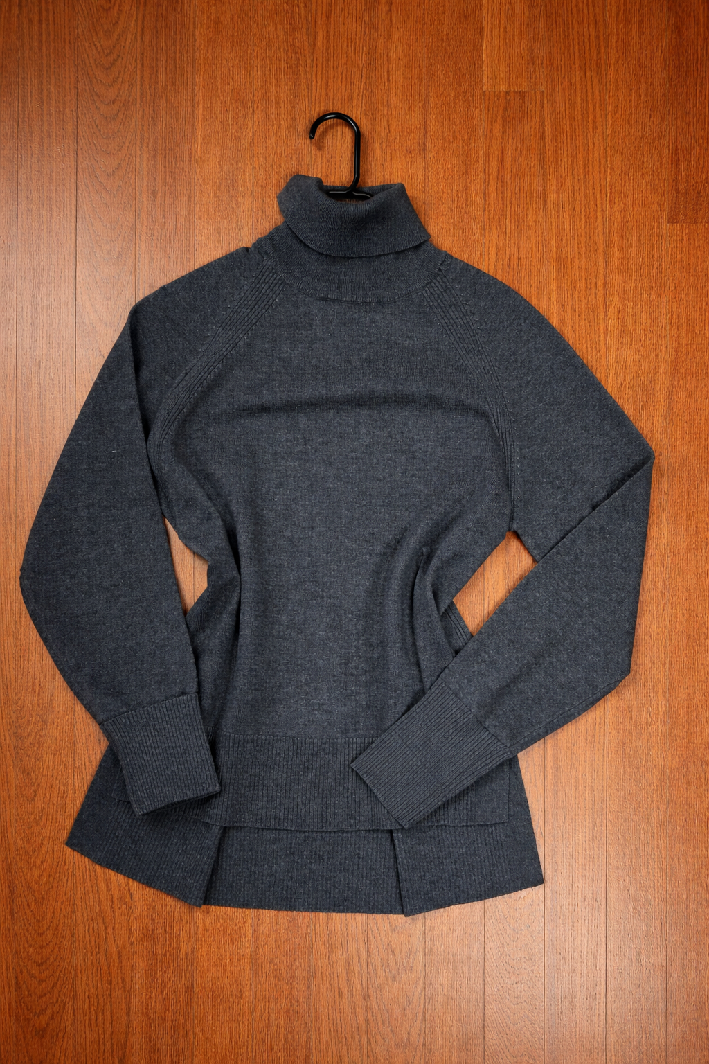 Gray Turtleneck Sweater