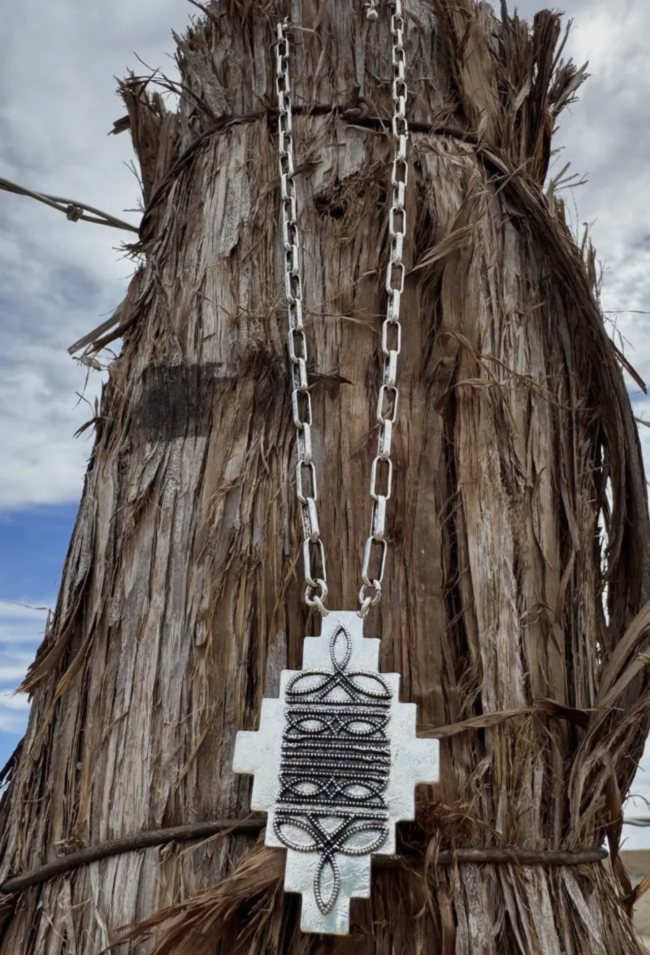 Stitched in Aztec Necklace