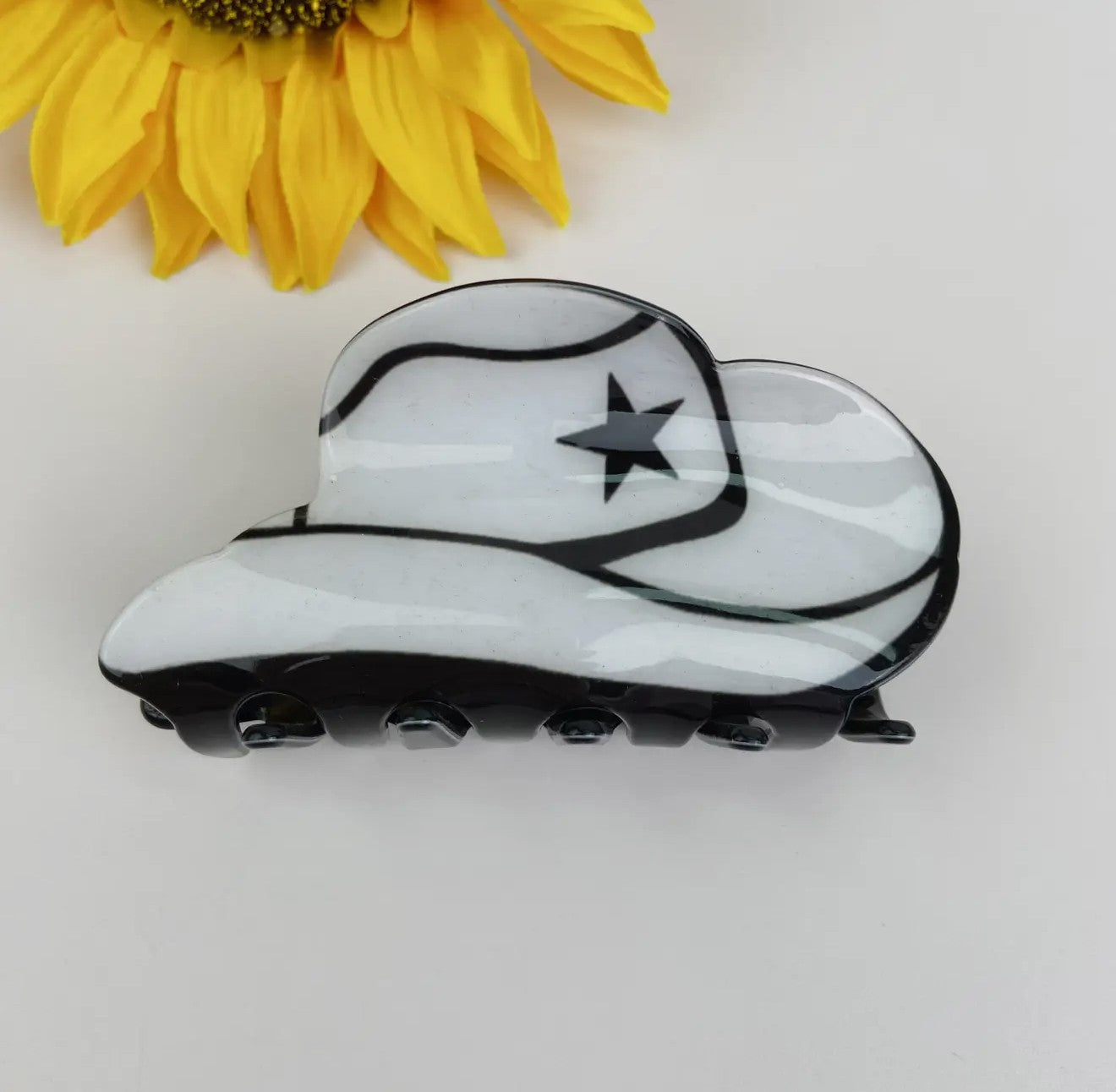 Western Cowboy Star Sun Hat Hair Clip