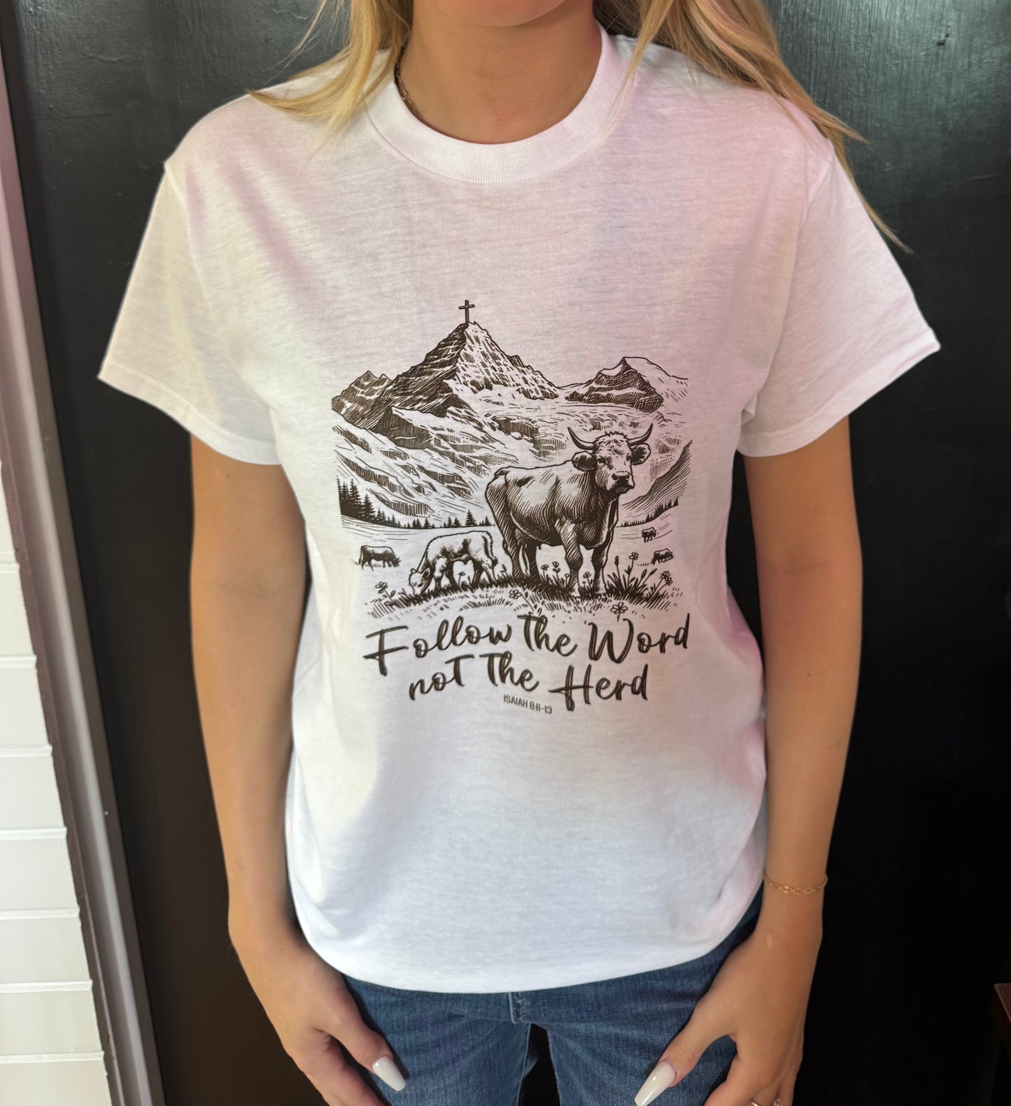 Follow The Word Not The Herd-White