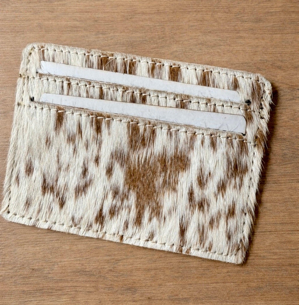 Cowhide Card Holder