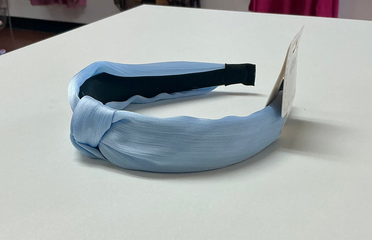 Baby Blue Silk Headband