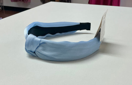 Baby Blue Silk Headband