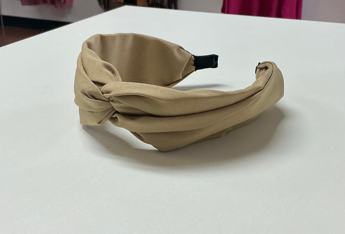 Silk Tan Headband