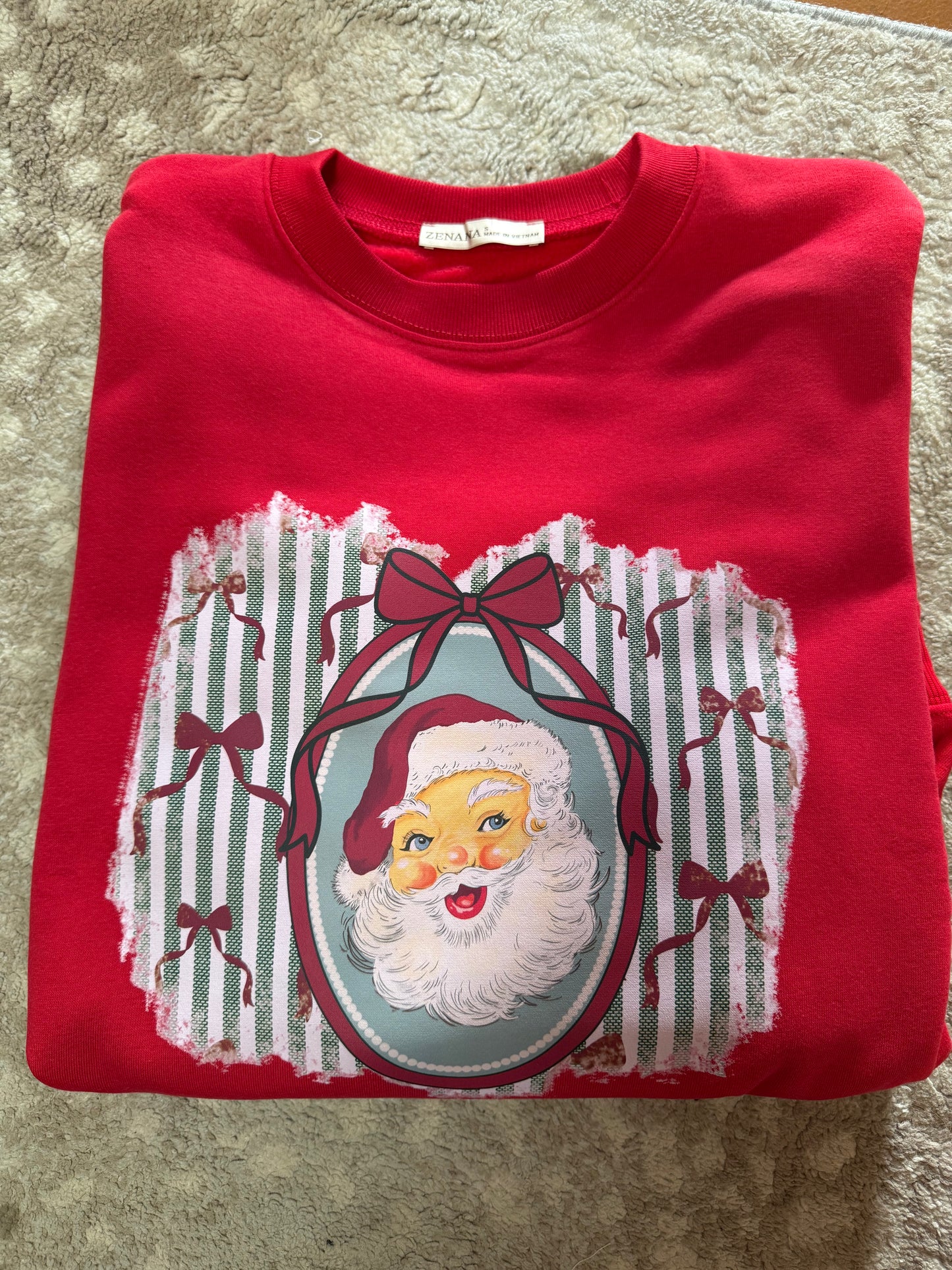 Vintage Santa Cheer Sweatshirt