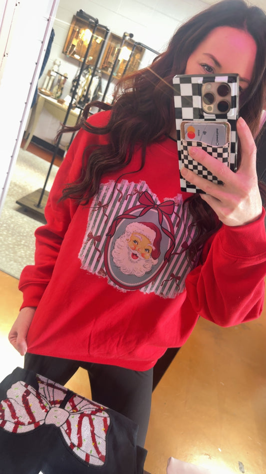 Vintage Santa Cheer Sweatshirt
