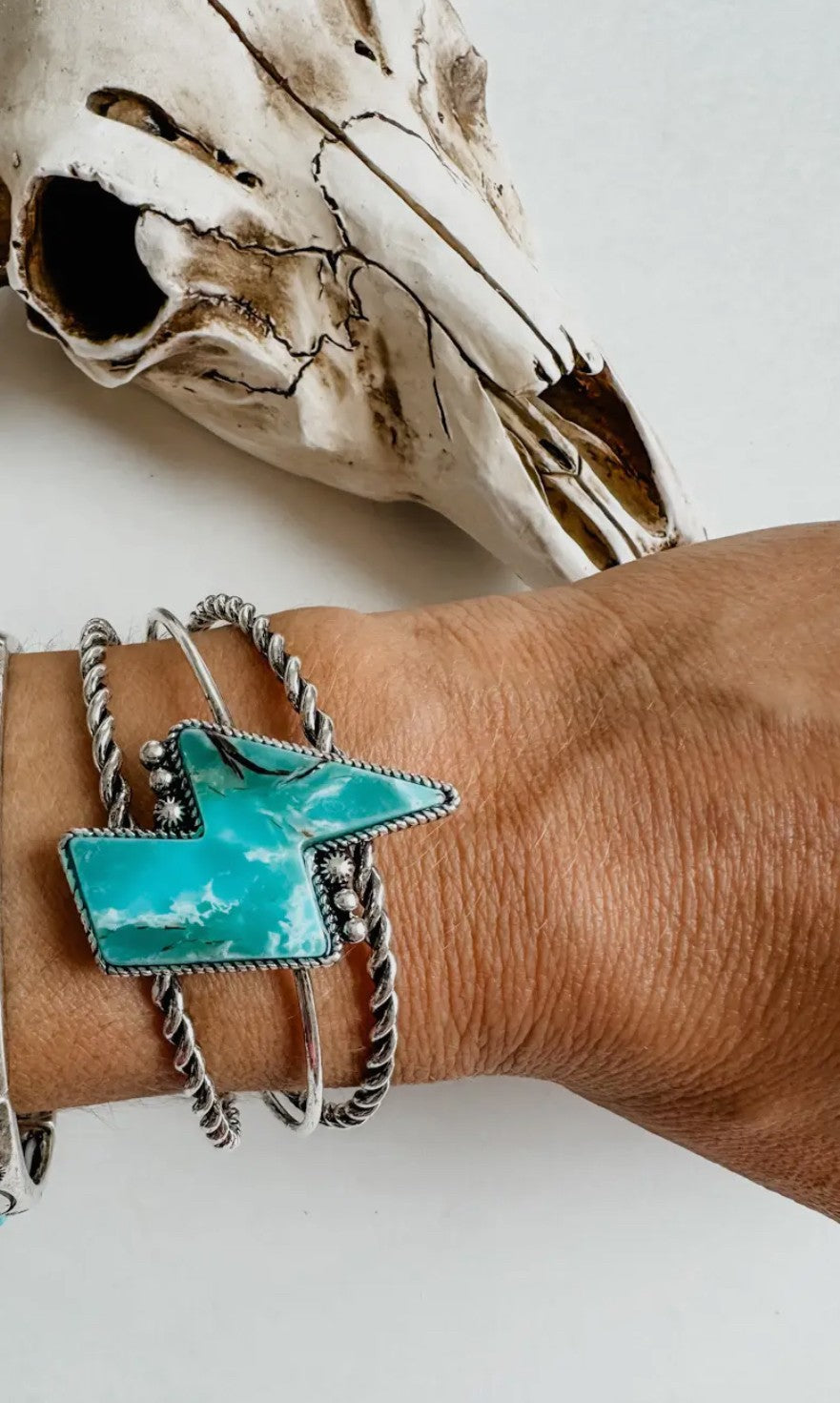 Western Navajo Style Stone Bracelet