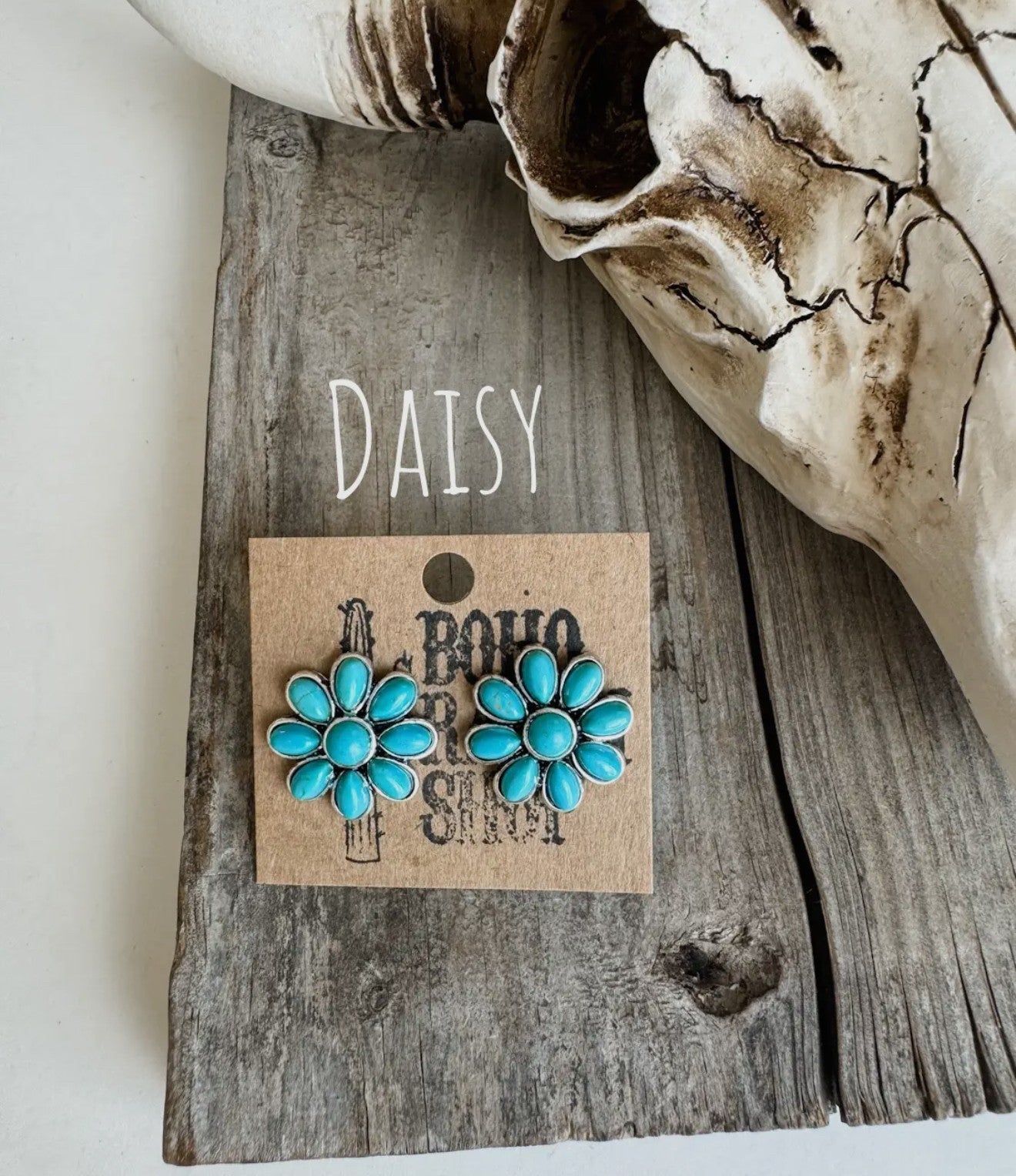 Western Turquoise Stud Earrings